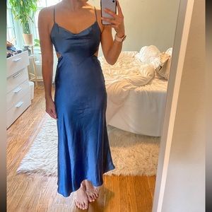 HELLO MOLLY BRIGHT HORIZONS DRESS BLUE XS